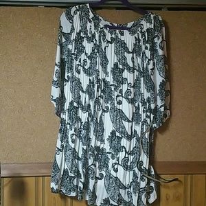 Paisley Dress with belt (NWOT)